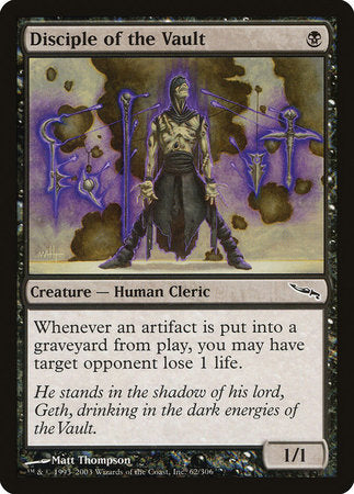 Disciple of the Vault [Mirrodin] | Gate City Games LLC