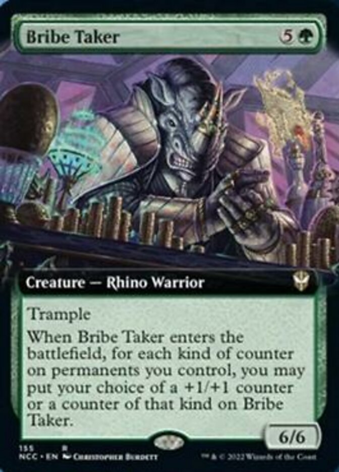 Bribe Taker (Extended Art) [Streets of New Capenna Commander] | Gate City Games LLC