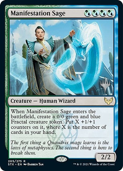 Manifestation Sage (Promo Pack) [Strixhaven: School of Mages Promos] | Gate City Games LLC