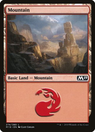 Mountain (274) [Core Set 2019] | Gate City Games LLC
