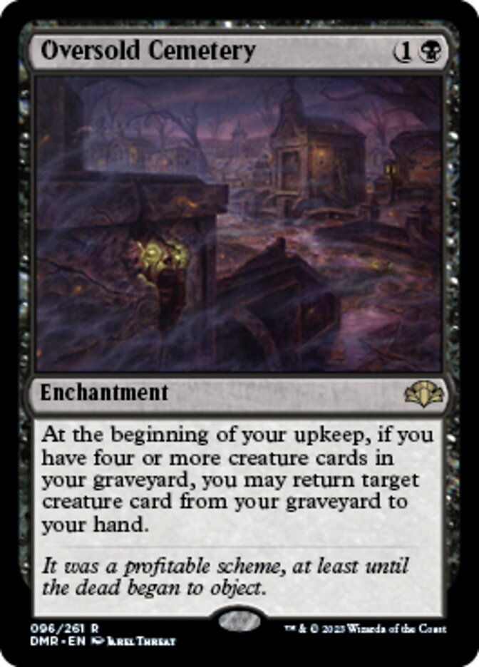 Oversold Cemetery [Dominaria Remastered] | Gate City Games LLC