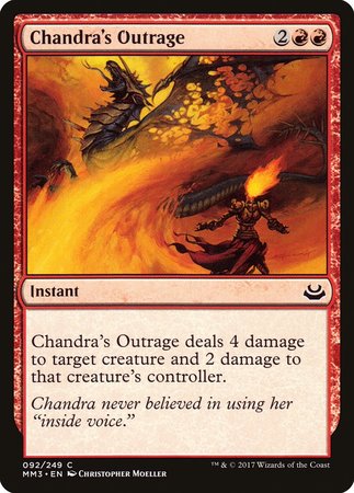 Chandra's Outrage [Modern Masters 2017] | Gate City Games LLC