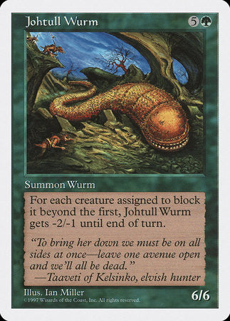 Johtull Wurm [Fifth Edition] | Gate City Games LLC