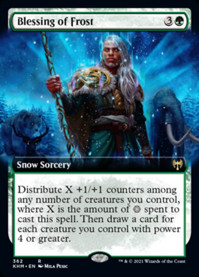 Blessing of Frost (Extended Art) [Kaldheim] | Gate City Games LLC