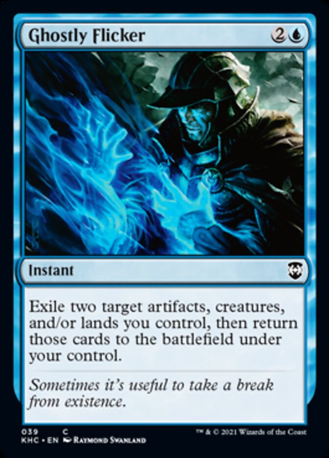 Ghostly Flicker [Kaldheim Commander] | Gate City Games LLC