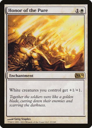 Honor of the Pure [Magic 2012] | Gate City Games LLC