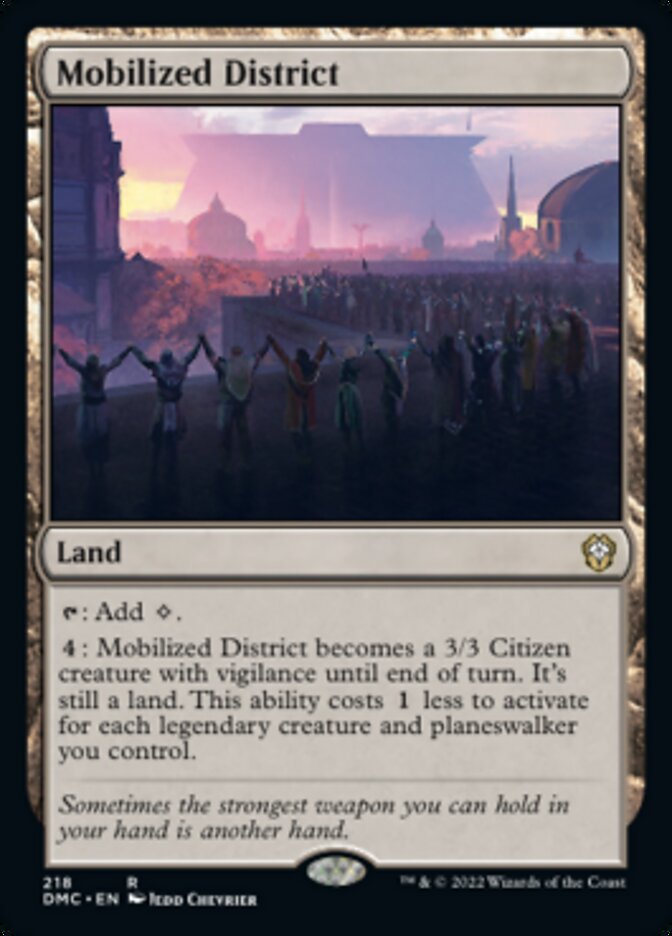 Mobilized District [Dominaria United Commander] | Gate City Games LLC