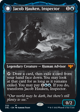 Jacob Hauken, Inspector // Hauken's Insight [Innistrad: Double Feature] | Gate City Games LLC