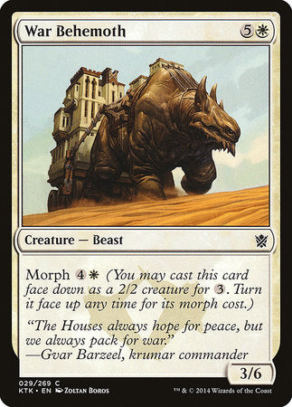 War Behemoth [Khans of Tarkir] | Gate City Games LLC