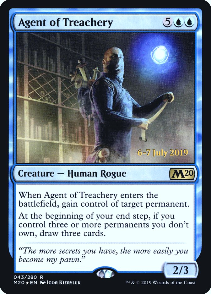 Agent of Treachery  [Core Set 2020 Prerelease Promos] | Gate City Games LLC