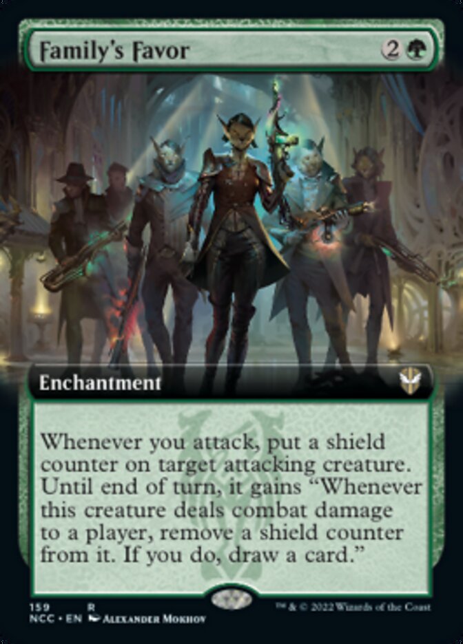 Family's Favor (Extended Art) [Streets of New Capenna Commander] | Gate City Games LLC