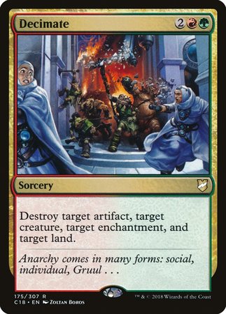 Decimate [Commander 2018] | Gate City Games LLC