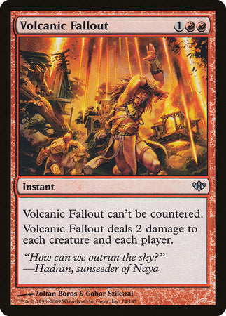 Volcanic Fallout [Conflux] | Gate City Games LLC