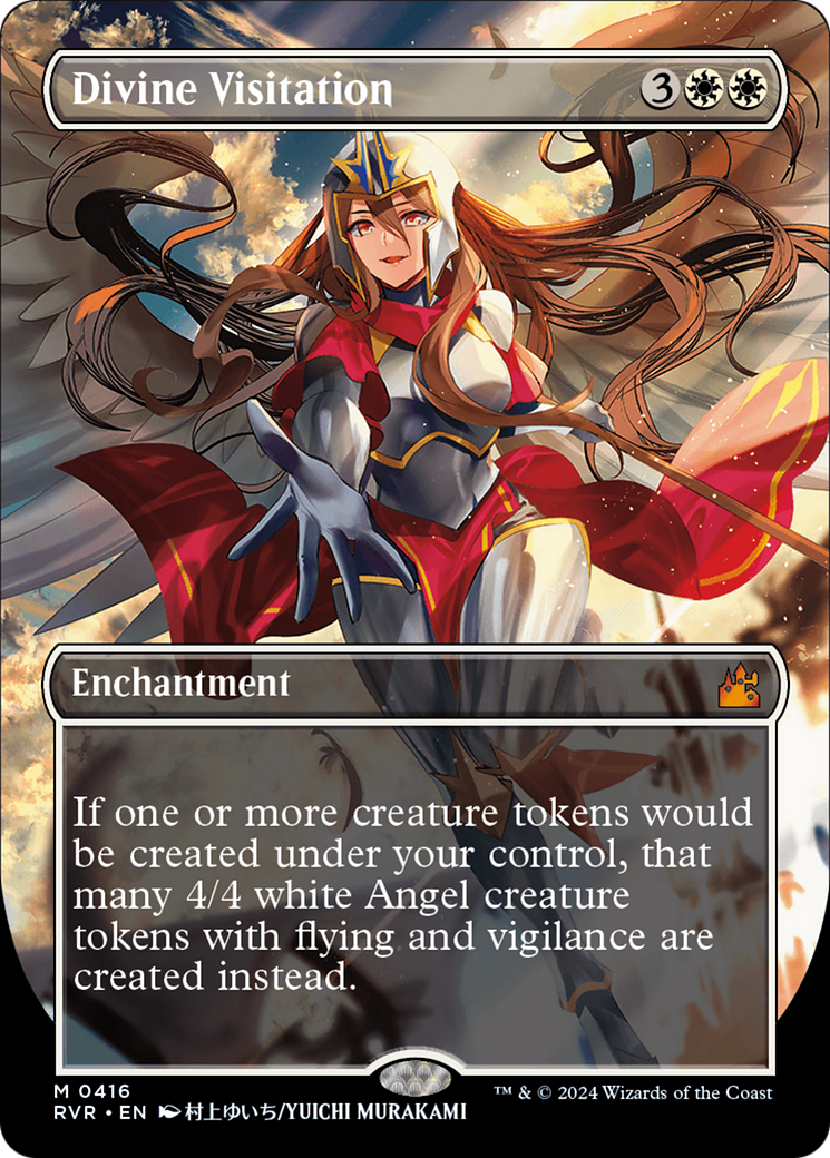 Divine Visitation (Anime Borderless) [Ravnica Remastered] | Gate City Games LLC