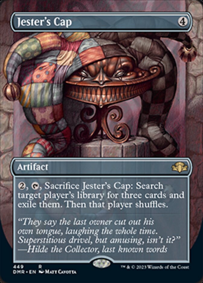 Jester's Cap (Borderless Alternate Art) [Dominaria Remastered] | Gate City Games LLC