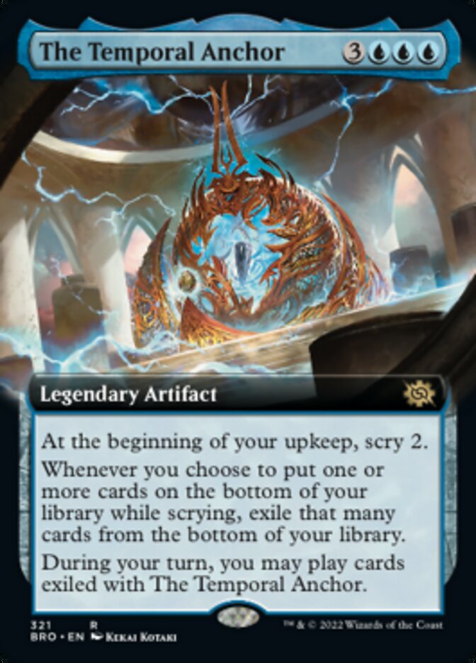 The Temporal Anchor (Extended Art) [The Brothers' War] | Gate City Games LLC