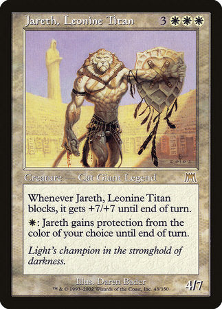 Jareth, Leonine Titan [Onslaught] | Gate City Games LLC