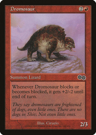 Dromosaur [Urza's Saga] | Gate City Games LLC