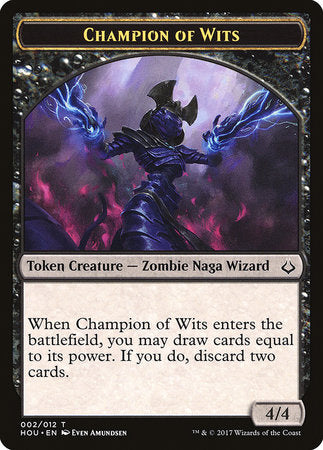 Champion of Wits Token [Hour of Devastation Tokens] | Gate City Games LLC