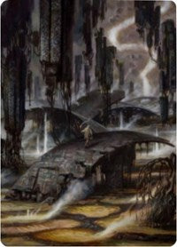 Grimclimb Pathway Art Card [Zendikar Rising Art Series] | Gate City Games LLC