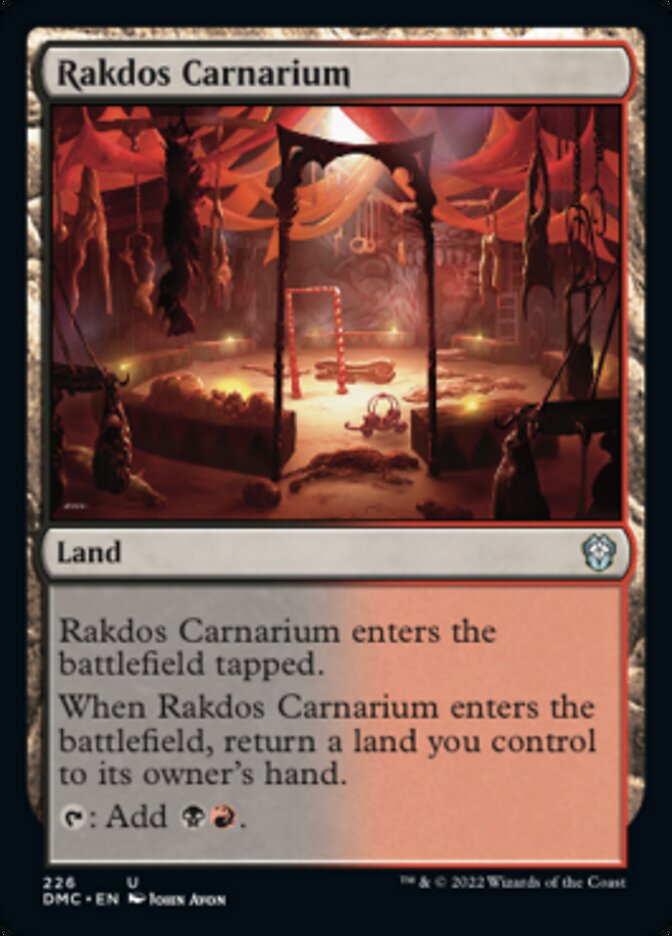 Rakdos Carnarium [Dominaria United Commander] | Gate City Games LLC