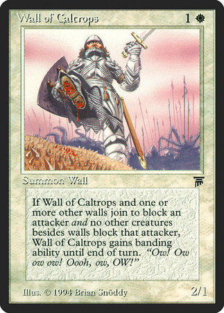 Wall of Caltrops [Legends] | Gate City Games LLC