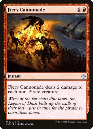 Fiery Cannonade [Ixalan] | Gate City Games LLC