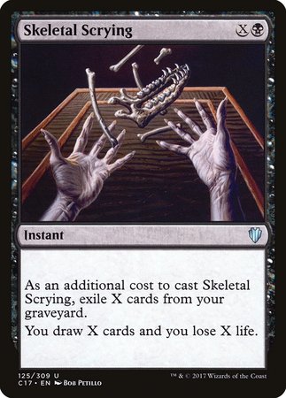 Skeletal Scrying [Commander 2017] | Gate City Games LLC