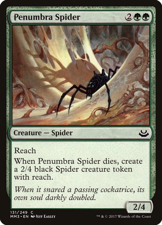 Penumbra Spider [Modern Masters 2017] | Gate City Games LLC