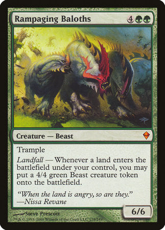 Rampaging Baloths [Zendikar] | Gate City Games LLC