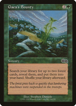 Gaea's Bounty [Urza's Saga] | Gate City Games LLC