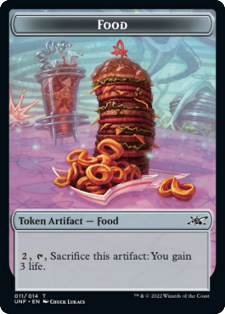 Cat // Food (11) Double-sided Token [Unfinity Tokens] | Gate City Games LLC