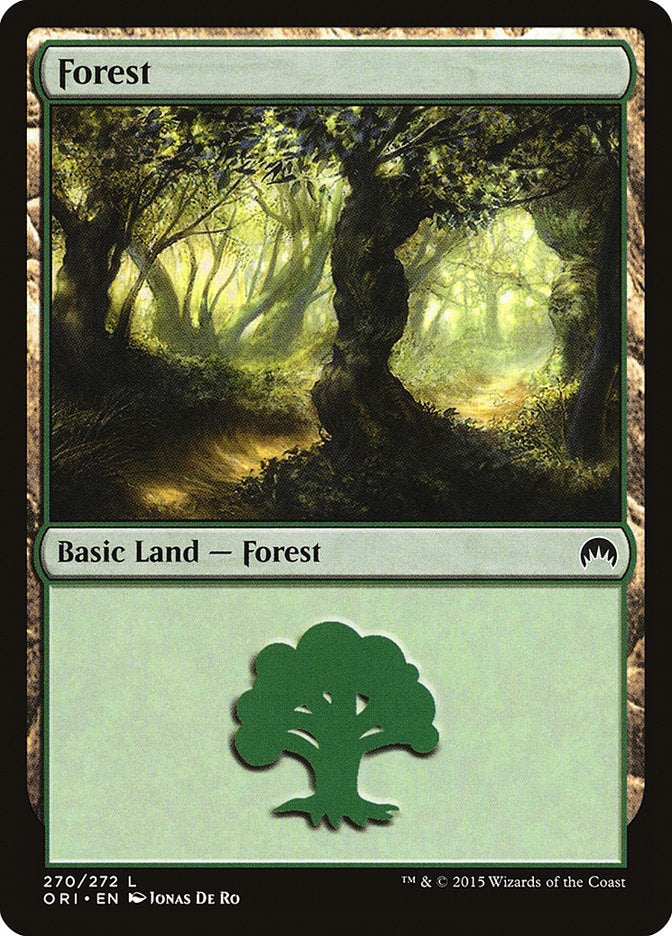 Forest (270) [Magic Origins] | Gate City Games LLC