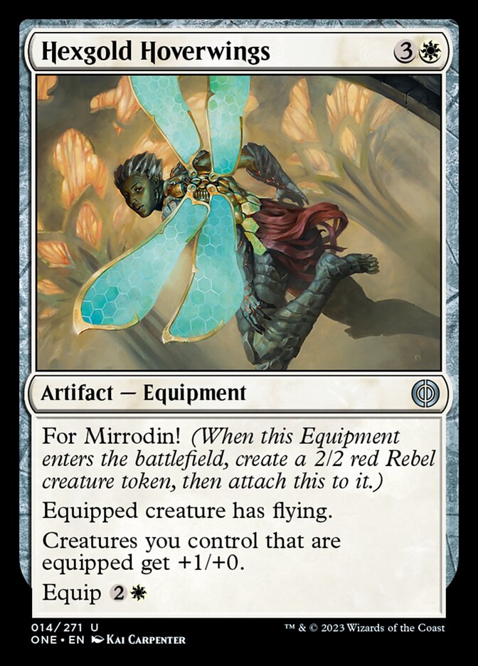 Hexgold Hoverwings [Phyrexia: All Will Be One] | Gate City Games LLC