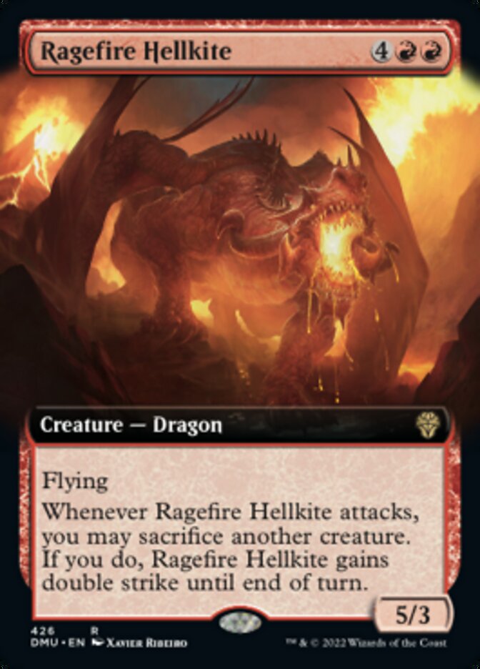 Ragefire Hellkite (Extended Art) [Dominaria United] | Gate City Games LLC