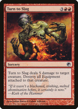 Turn to Slag [Scars of Mirrodin] | Gate City Games LLC