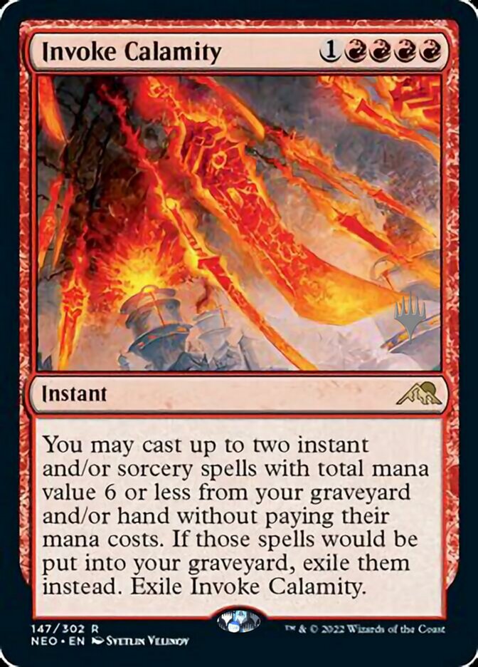 Invoke Calamity (Promo Pack) [Kamigawa: Neon Dynasty Promos] | Gate City Games LLC