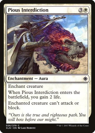 Pious Interdiction [Ixalan] | Gate City Games LLC