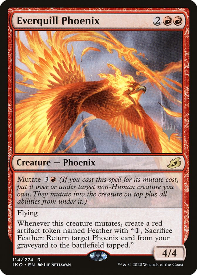 Everquill Phoenix (Promo Pack) [Ikoria: Lair of Behemoths Promos] | Gate City Games LLC