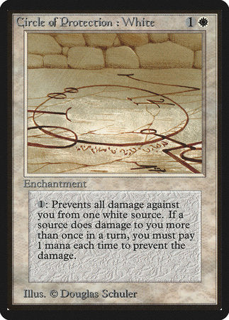 Circle of Protection: White [Limited Edition Beta] | Gate City Games LLC