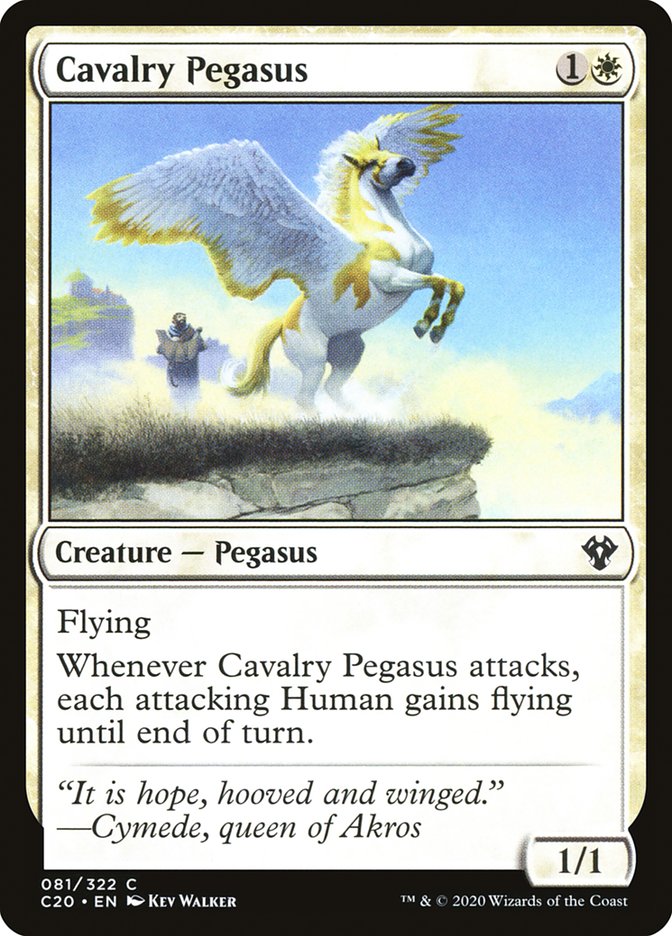 Cavalry Pegasus [Commander 2020] | Gate City Games LLC