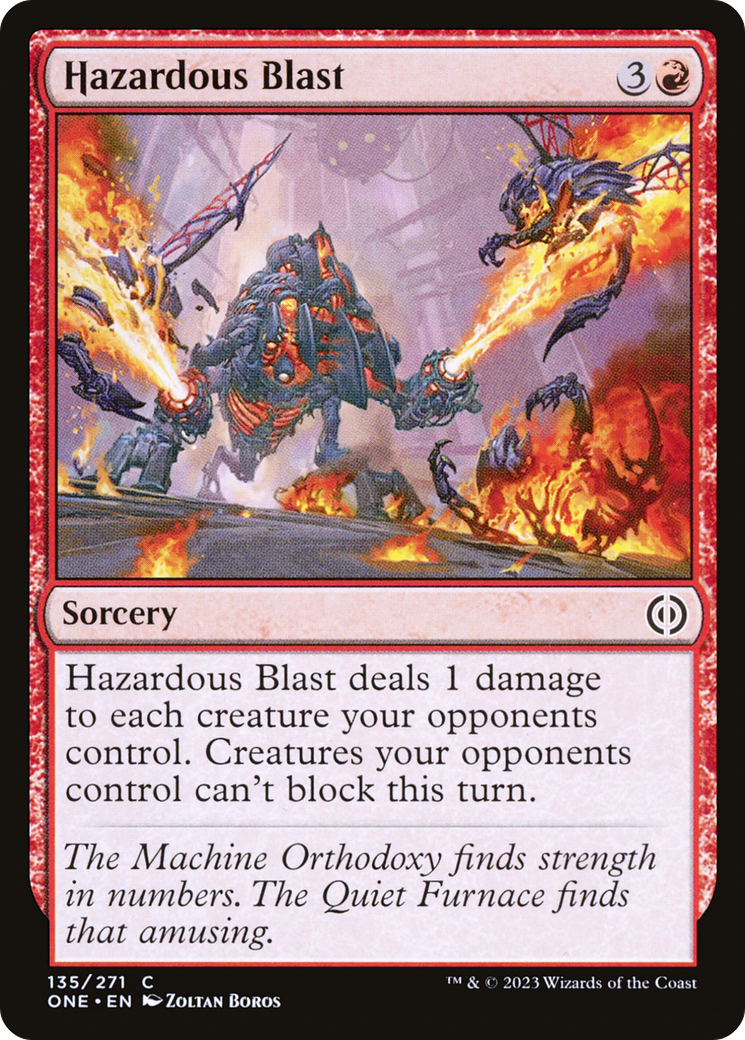 Hazardous Blast [Phyrexia: All Will Be One] | Gate City Games LLC