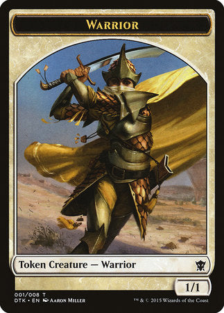 Warrior Token [Dragons of Tarkir Tokens] | Gate City Games LLC