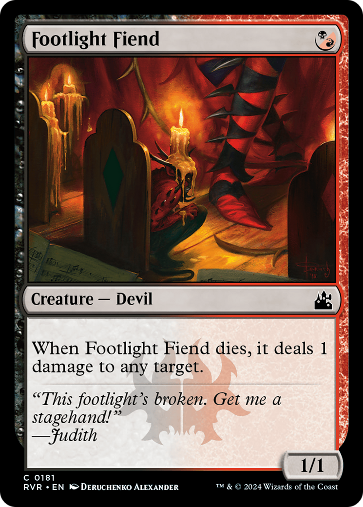 Footlight Fiend [Ravnica Remastered] | Gate City Games LLC