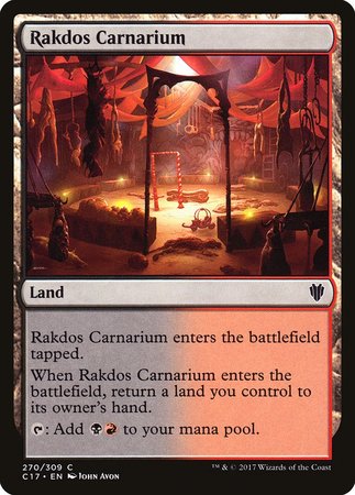 Rakdos Carnarium [Commander 2017] | Gate City Games LLC