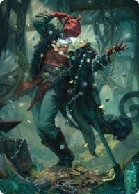 Tibalt, Cosmic Impostor Art Card [Kaldheim: Art Series] | Gate City Games LLC