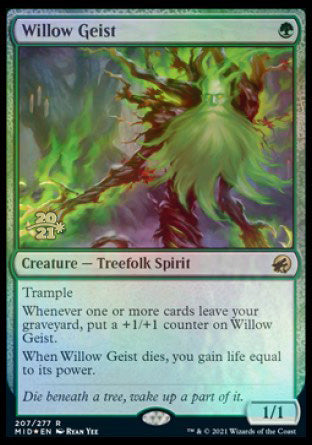 Willow Geist [Innistrad: Midnight Hunt Prerelease Promos] | Gate City Games LLC