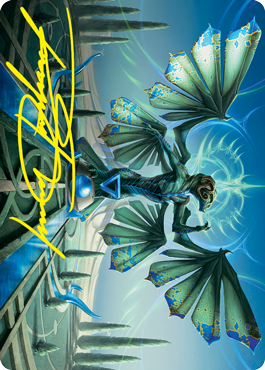 Tanazir Quandrix Art Card (Gold-Stamped Signature) [Strixhaven: School of Mages Art Series] | Gate City Games LLC
