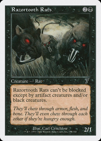 Razortooth Rats [Seventh Edition] | Gate City Games LLC