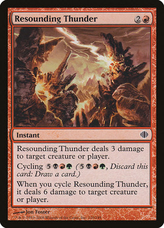 Resounding Thunder [Shards of Alara] | Gate City Games LLC